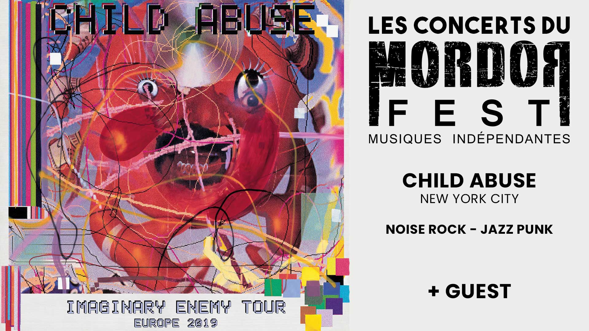 Child Abuse (New York, USA) en concert au Sillon Lauzé, invité par le MOrdorFest, mercredi 18 septembre 2019