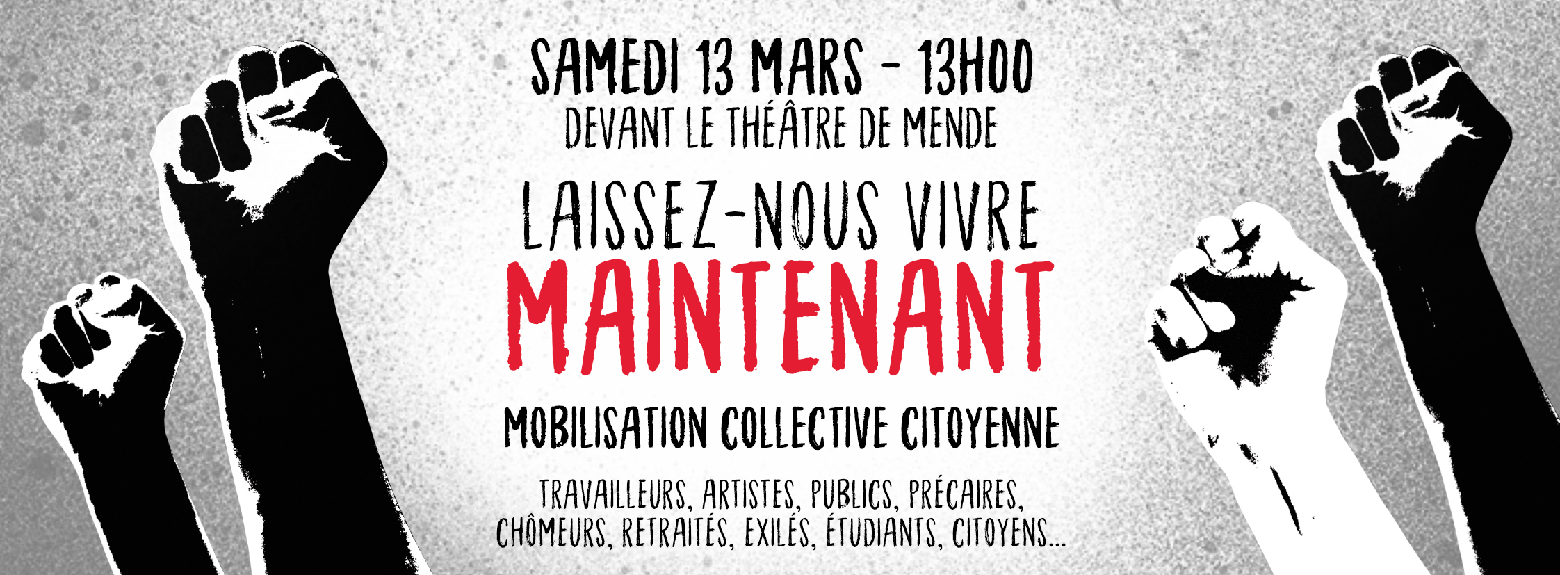 Mobilisation Collective Citoyenne samedi 13 mars 2021