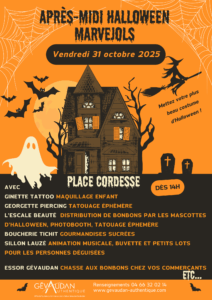 Halloween à Marvejols avec le Sillon Lauzé vendredi 31 Octobre 2025